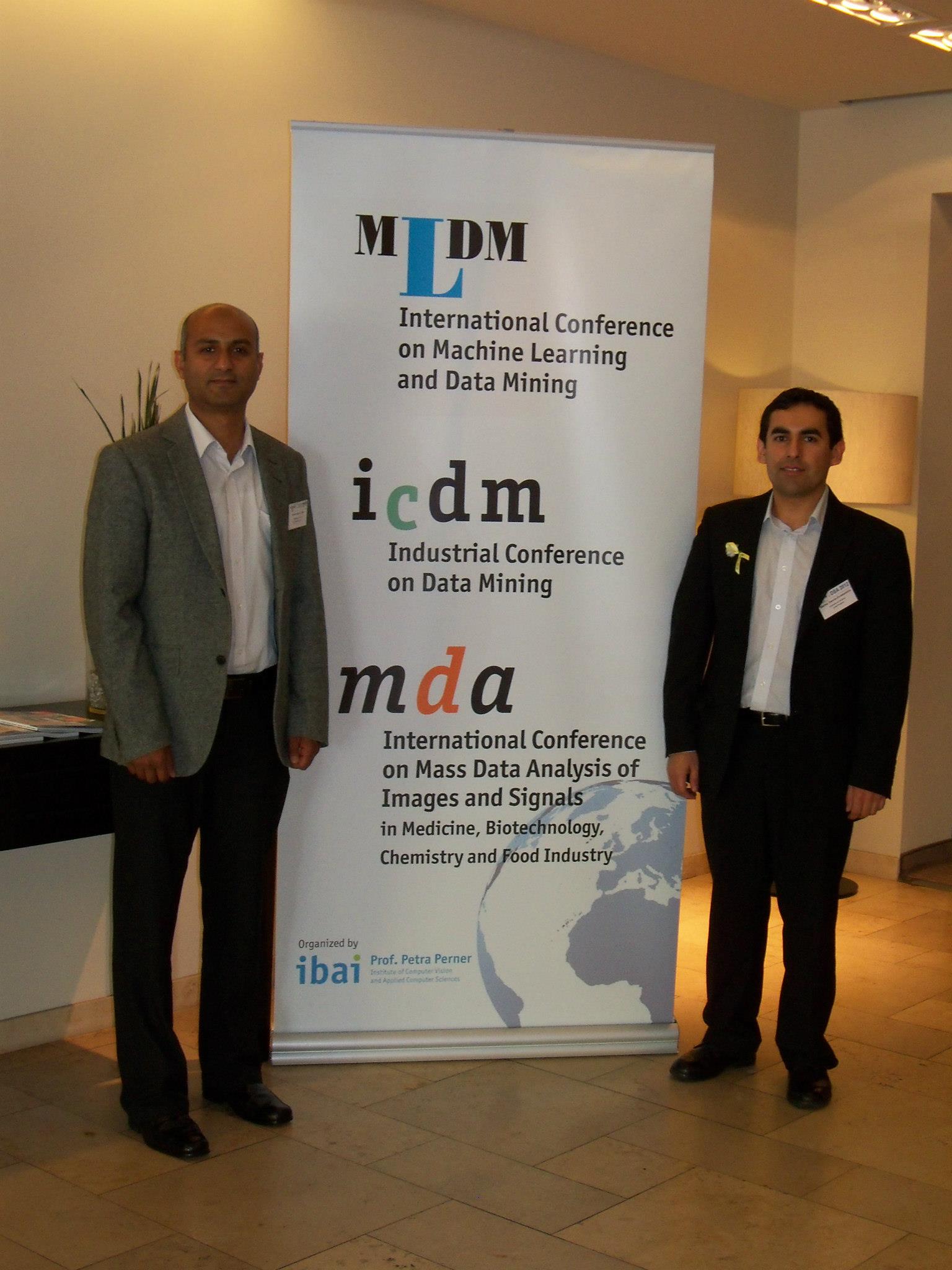 Dr Muhammed Khan (left) and Liverpool PhD Mat Garcia (right)
