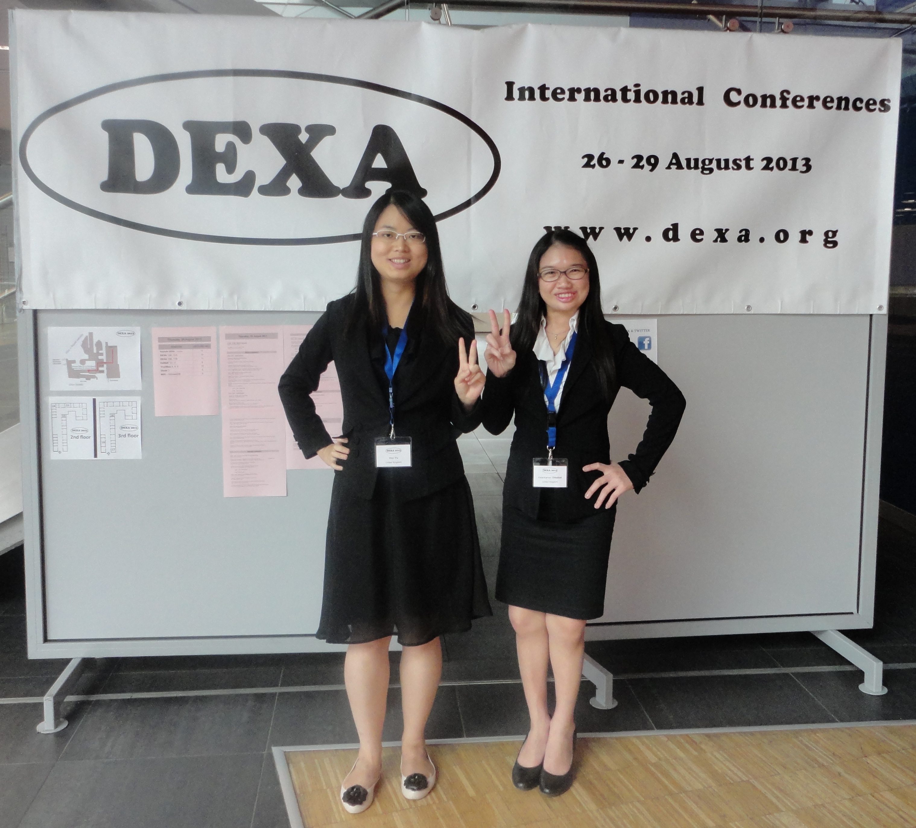 Liverpool PhD students at DEXA 2013