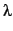 $\lambda$